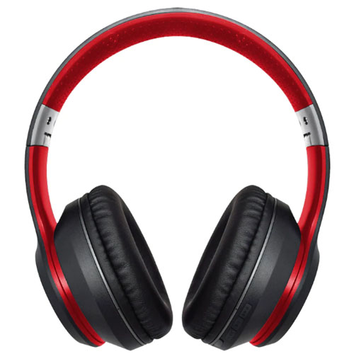 AUDIFONO BT C/MICROF. ROJO